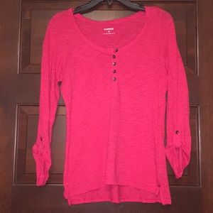 Express pink long sleeve